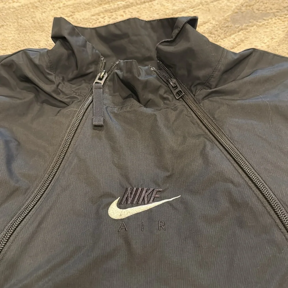 Black NIKE Air Men’s Jacket half zip center swoosh in GUC SIZE S - Picture 4 of 10